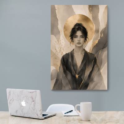 شاسی  طرح دختر ژاپنی مینیمال (Minimalist Japanese girl) - کد : 003