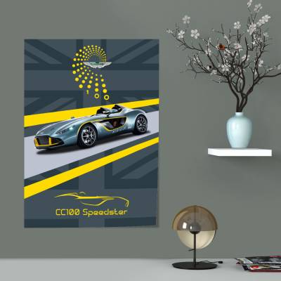 پوستر  Aston martin cc100 speedster