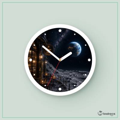 ساعت دیواری  کافه روی ماه