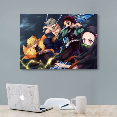 شاسی  طرح شیطان کش کیمتسو نویابا ( Demon Slayer ) - کد : 001