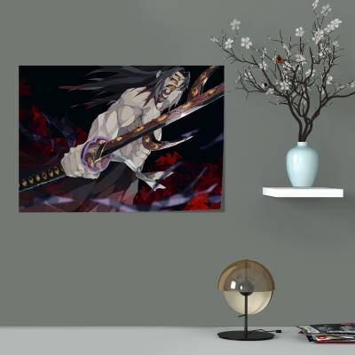 پوستر  طرح شیطان کش کیمتسو نویابا ( Demon Slayer ) - کد : 002