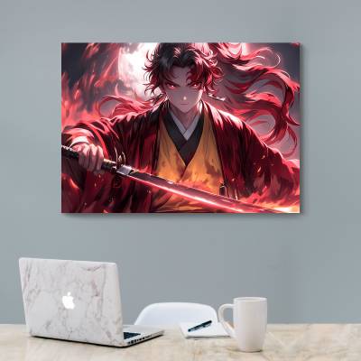 شاسی  طرح شیطان کش کیمتسو نویابا ( Demon Slayer ) - کد : 006