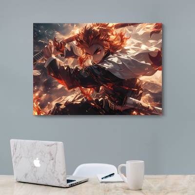 شاسی  طرح شیطان کش کیمتسو نویابا ( Demon Slayer ) - کد : 015