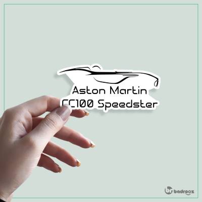 استیکر و برچسب Aston martin cc100. speedster