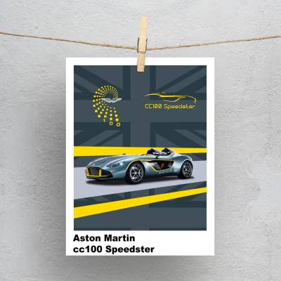 پولاروید(فتوکارت) Aston martin cc100. speedster