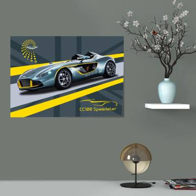 پوستر  Aston martin cc100. speedster