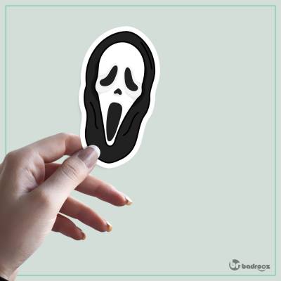 استیکر و برچسب گوست فیس - Ghost face