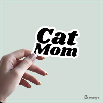 استیکر و برچسب Cat mom