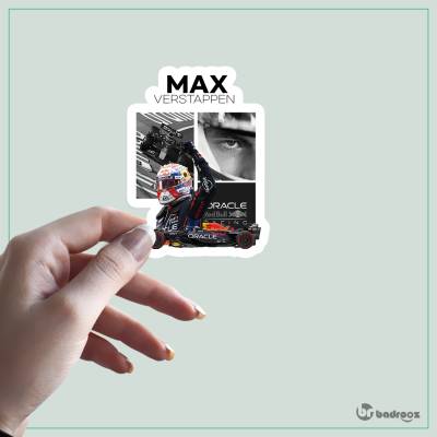 استیکر و برچسب F1 Club | Max Verstappen 
