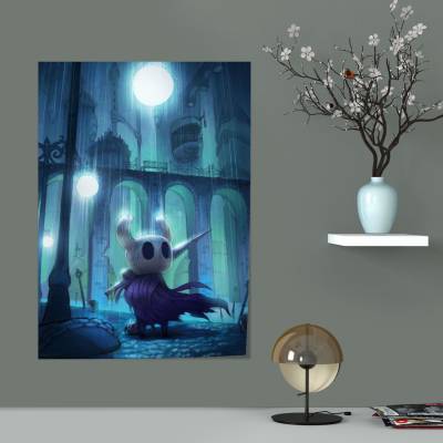 پوستر  hollow knight the knight art