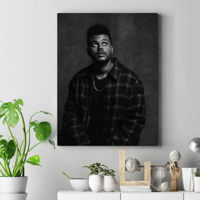 تابلو کنواس (بوم) طرح د ویکند ( The Weeknd) - کد : 002