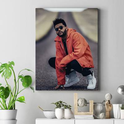 تابلو کنواس (بوم) طرح د ویکند ( The Weeknd) - کد : 005