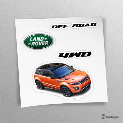 پک استیکر  Range Rover Evoque 2015
