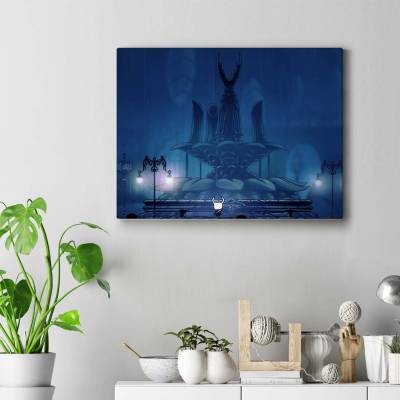 تابلو کنواس (بوم) the hollow knight