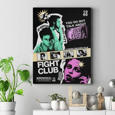 تابلو کنواس (بوم) Fight Club - باشگاه مبارزه