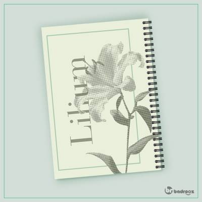 دفتر یادداشت Lily flower