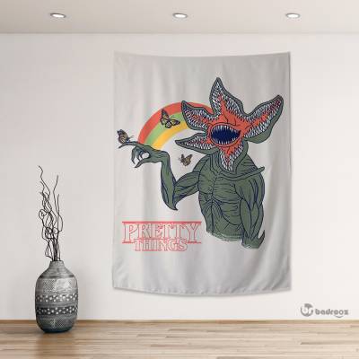بک دراپ stranger things demogorgon
