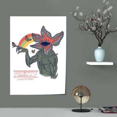 پوستر  stranger things demogorgon
