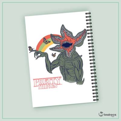 دفتر یادداشت stranger things demogorgon