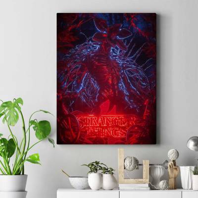 تابلو کنواس (بوم) stranger things dmogorgon art