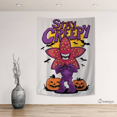 بک دراپ stranger things demogorgon stay creepy