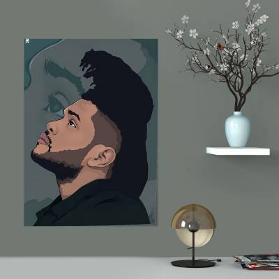 پوستر  طرح د ویکند ( The Weeknd) - کد : 009