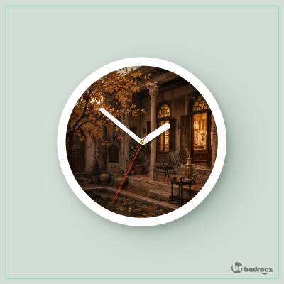 ساعت دیواری  پاییز آن خانه
