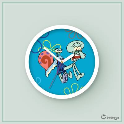 ساعت دیواری  SpongeBob اختاپوس 6