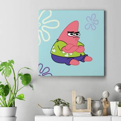 تابلو کنواس مربع (بوم) SpongeBob پاتریک 2