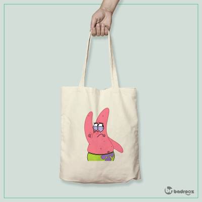 کیف خرید کتان (توت بگ) SpongeBob پاتریک 3
