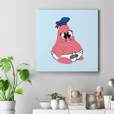 تابلو کنواس مربع (بوم) SpongeBob پاتریک 4