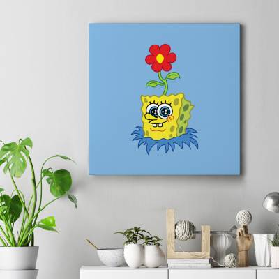تابلو کنواس مربع (بوم) SpongeBob باب اسفنجی 2