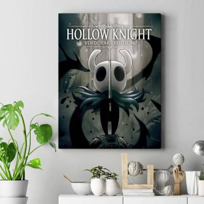 تابلو کنواس (بوم) هالو نایت - Hollow Knight