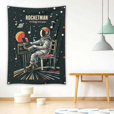 دراپ بنر Rocket man