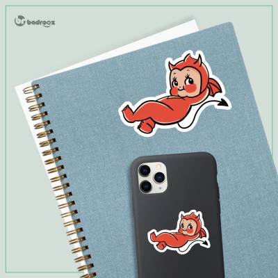 استیکر و برچسب cute devil