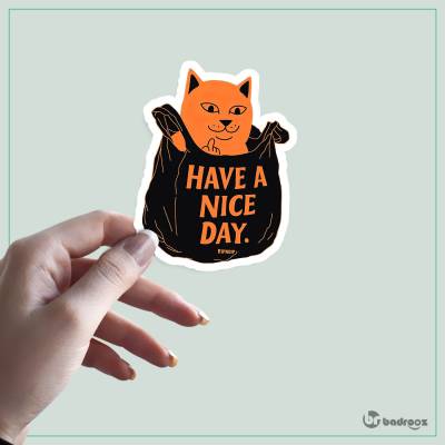 استیکر و برچسب Have a nice day