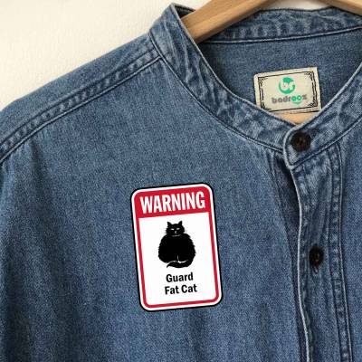 پچ حرارتی (برچسب لباس) Fat cat