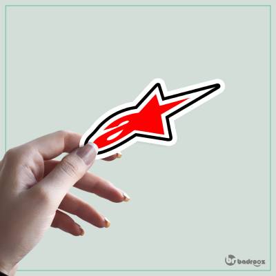 استیکر و برچسب آلپاین‌استارز-Alpinestars