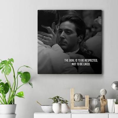 تابلو کنواس مربع (بوم) پدر خوانده-The Godfather