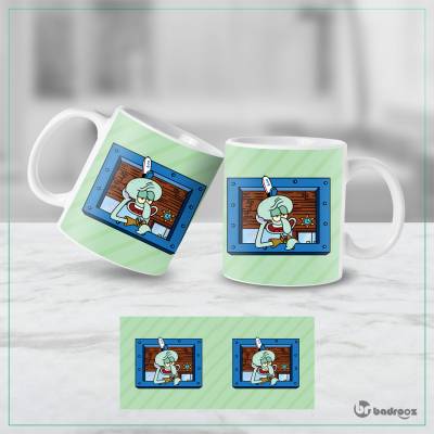 ماگ  SpongeBob اختاپوس 9