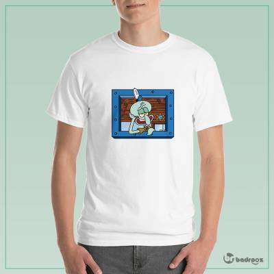 تی شرت مردانه SpongeBob اختاپوس 9