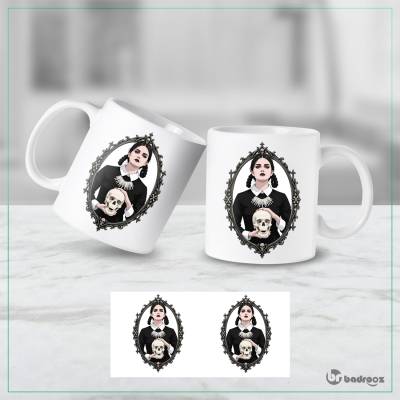 ماگ  دختر و اسکلت
