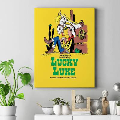 تابلو کنواس (بوم) لوک خوش شانس - Lucky Luke