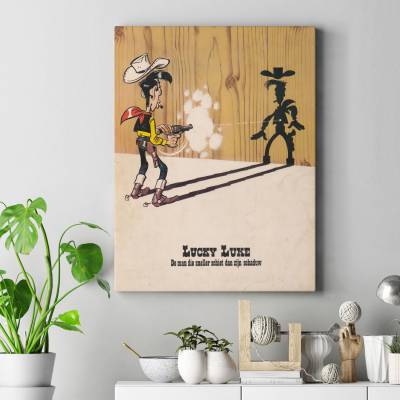 تابلو کنواس (بوم) لوک خوش شانس 2 - Lucky Luke