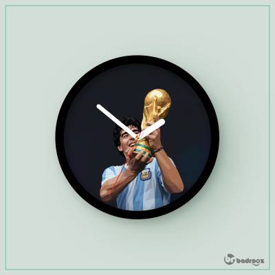 ساعت دیواری  دیگو مارادونا 2- Diego Maradona