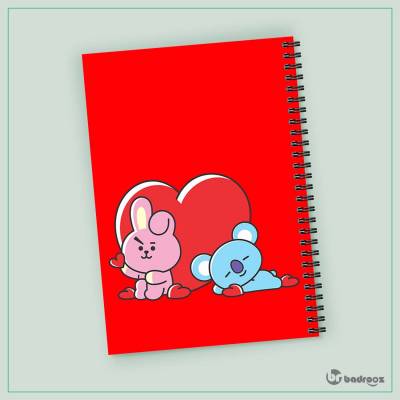 دفتر یادداشت BT21 love 2