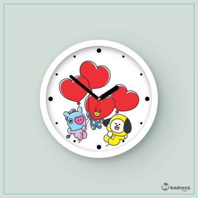 ساعت دیواری  BT21 love 3