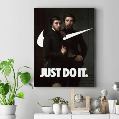 قاب کنواس just do it 2