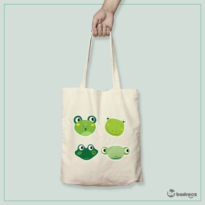 کیف خرید کتان frog