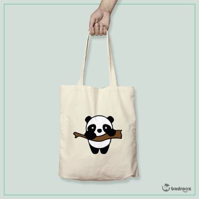 کیف خرید کتان panda